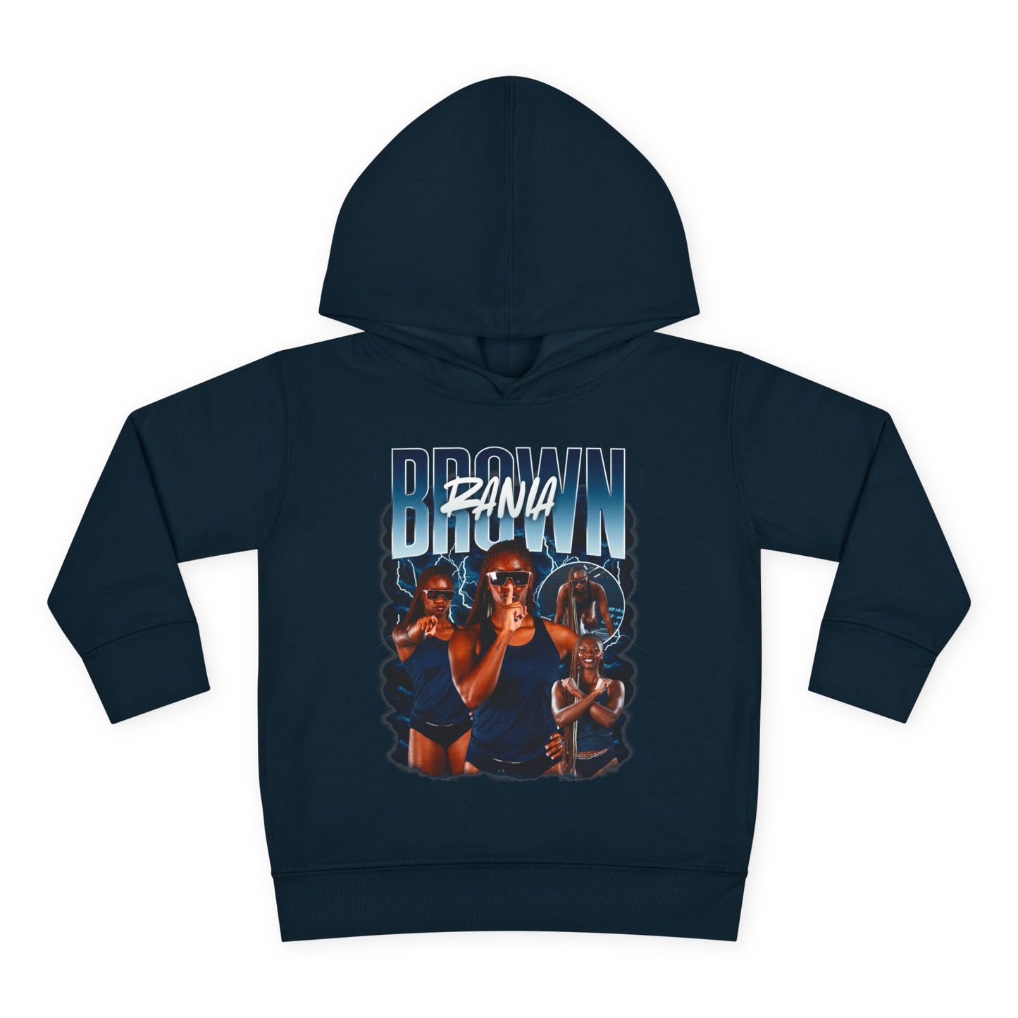 Rania Brown Toddler Pullover Hoodie