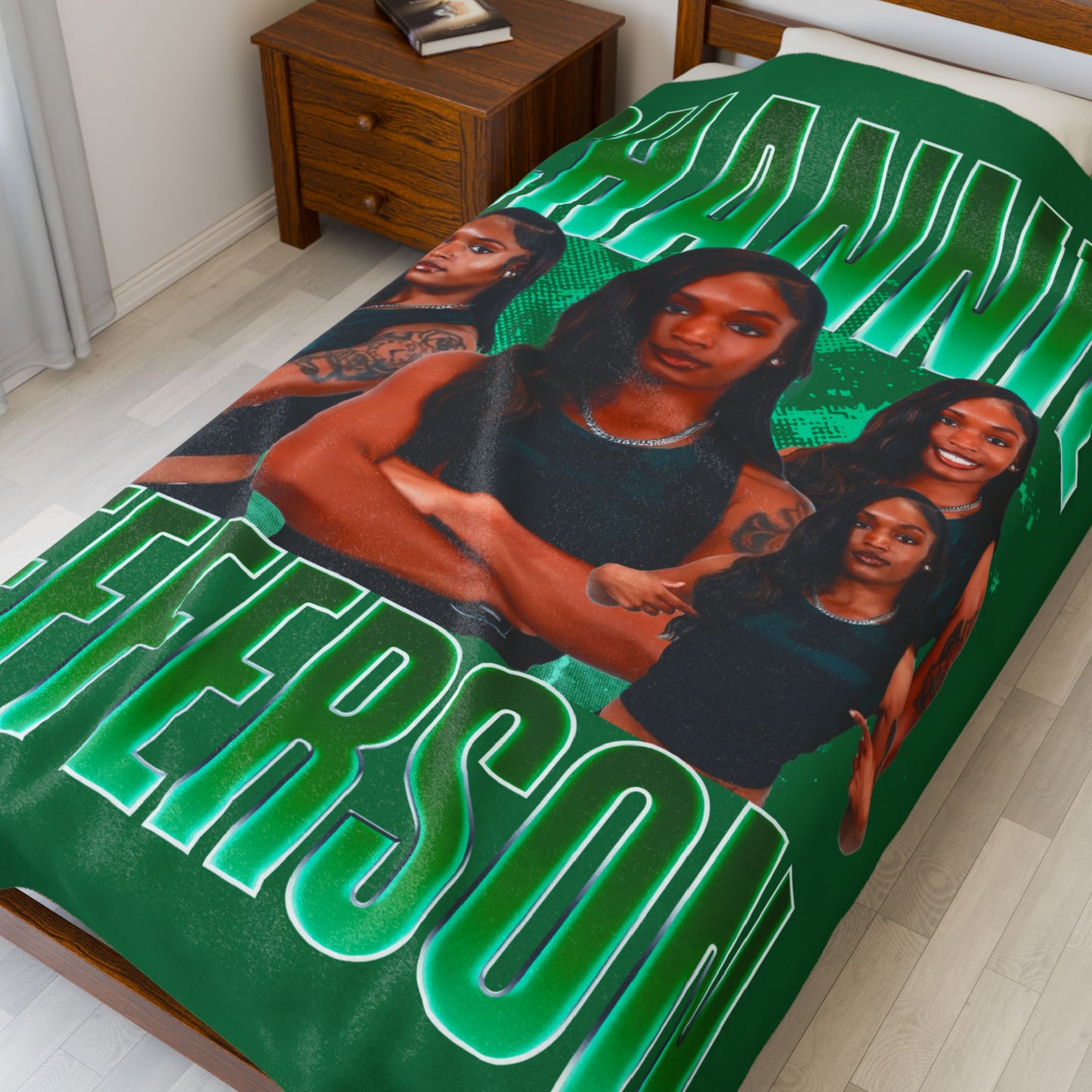 Channie Jefferson 60"-80" Plush Blanket