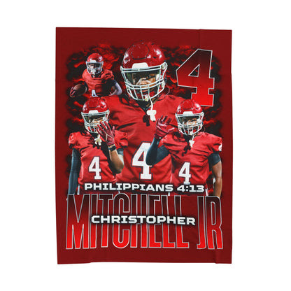 Christopher Mitchell Jr. 60"-80" Plush Blanket