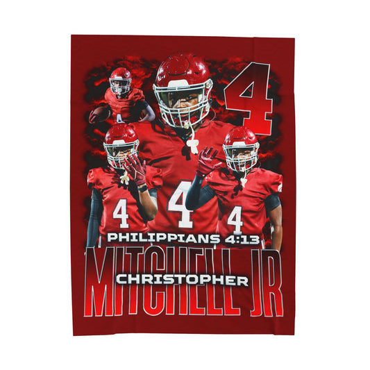 Christopher Mitchell Jr. 60"-80" Plush Blanket