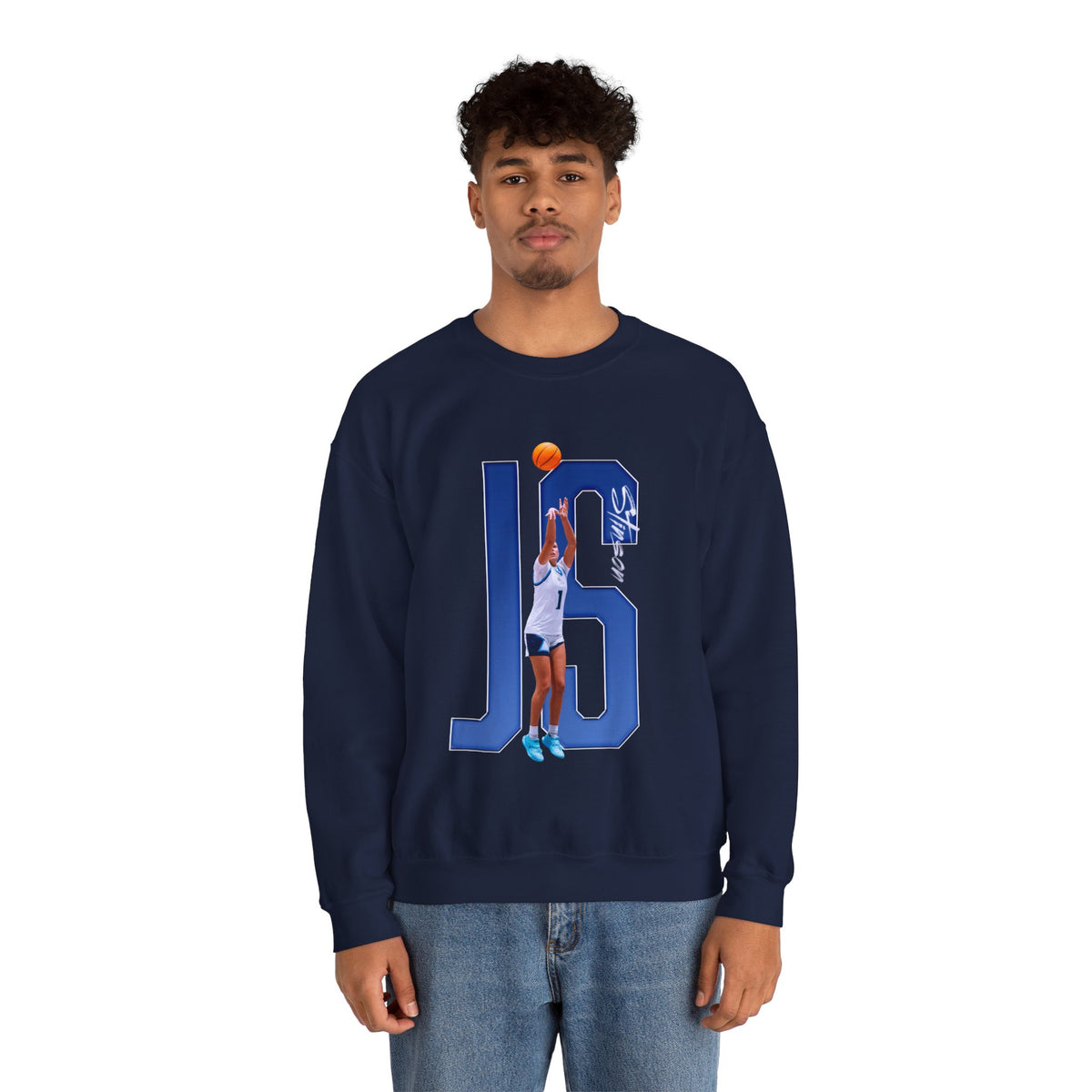 Jamisyn Stinson Player Icon Initials Crewneck Sweatshirt