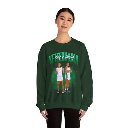 Ady & Riley Ketterhagen Curved Combo Crewneck Sweatshirt