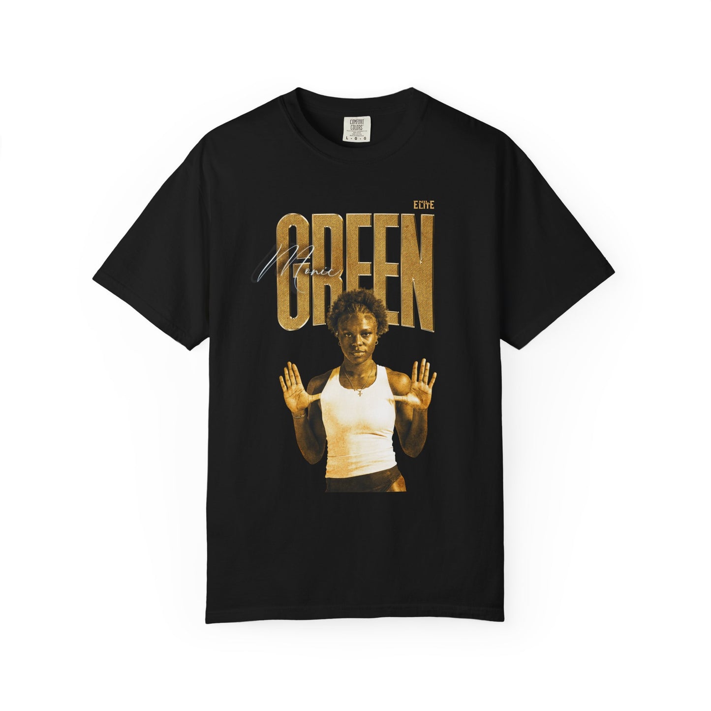 Monic Green Faded Glory Premium Tee