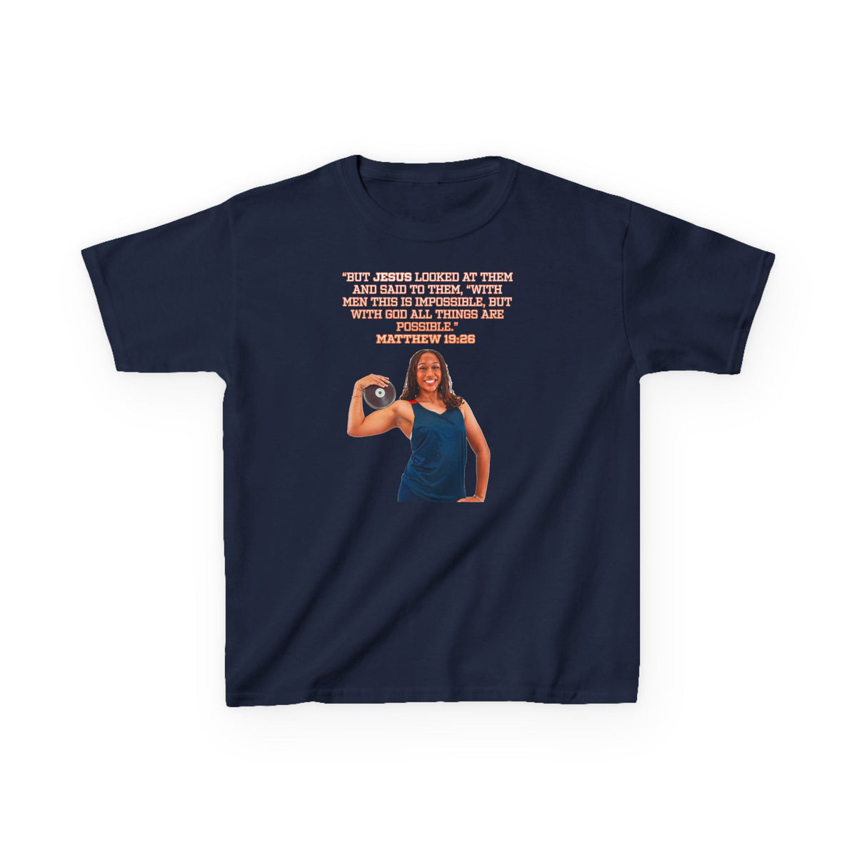Brielle Moseley Athlete Quote Kids Tee