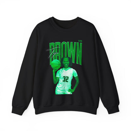 Taja Brown Faded Glory Crewneck Sweatshirt