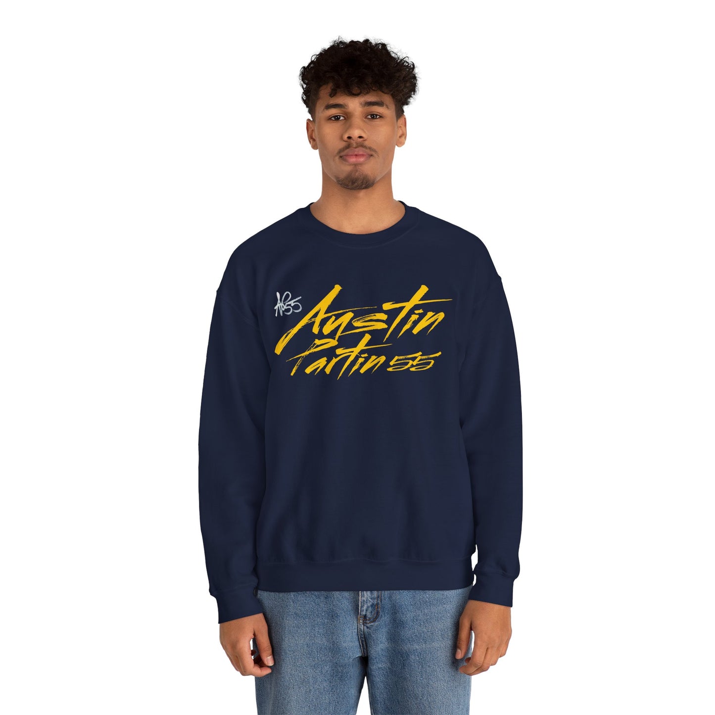 Austin Partin Cursive Name & Number Crewneck Sweatshirt