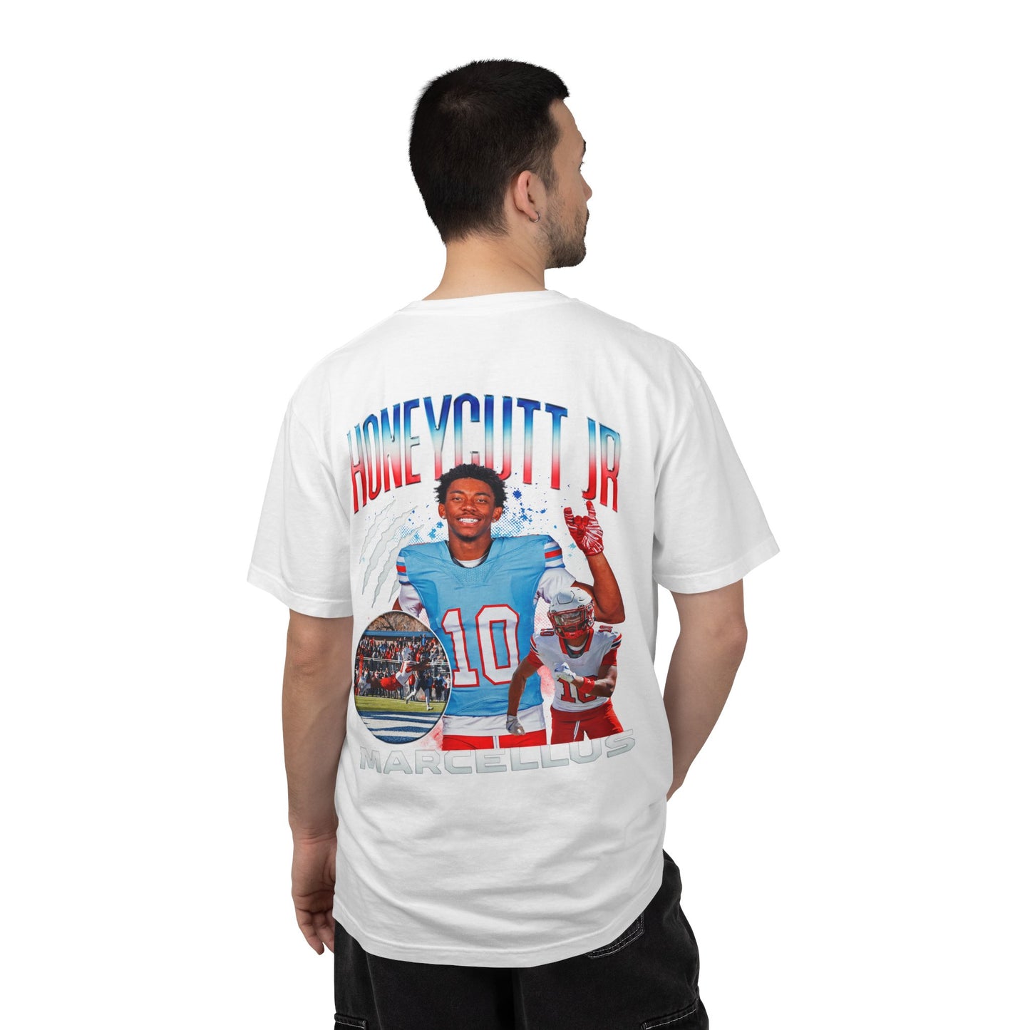 Marcellus Honeycutt Jr. Logo Front & Back Premium Tee