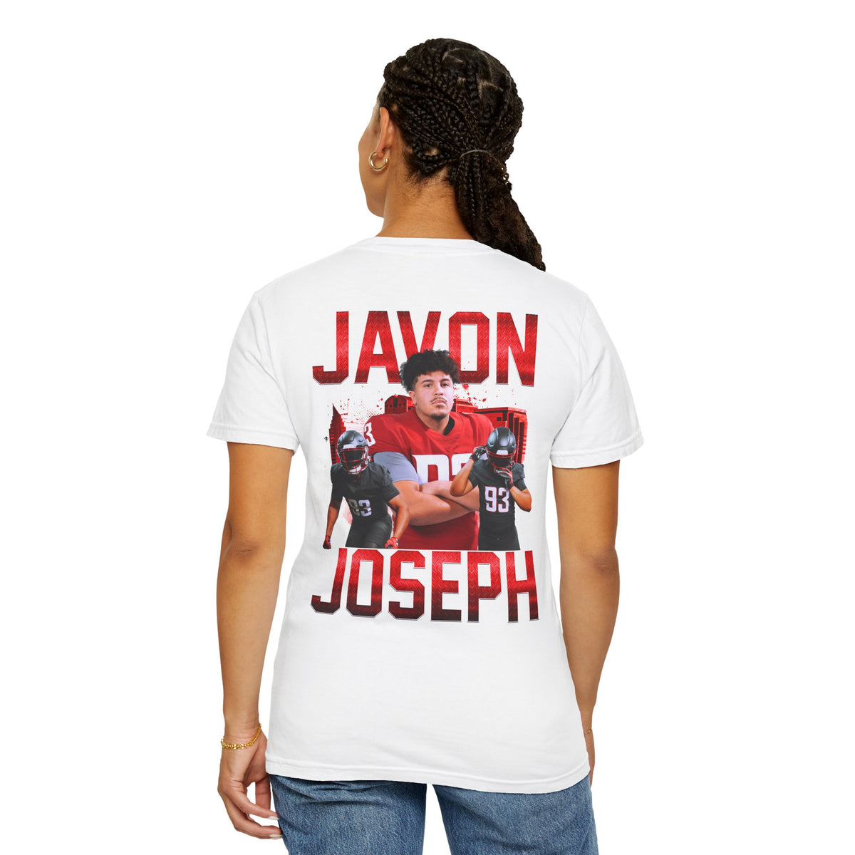 Javon Joseph Logo Front & Back Premium Tee