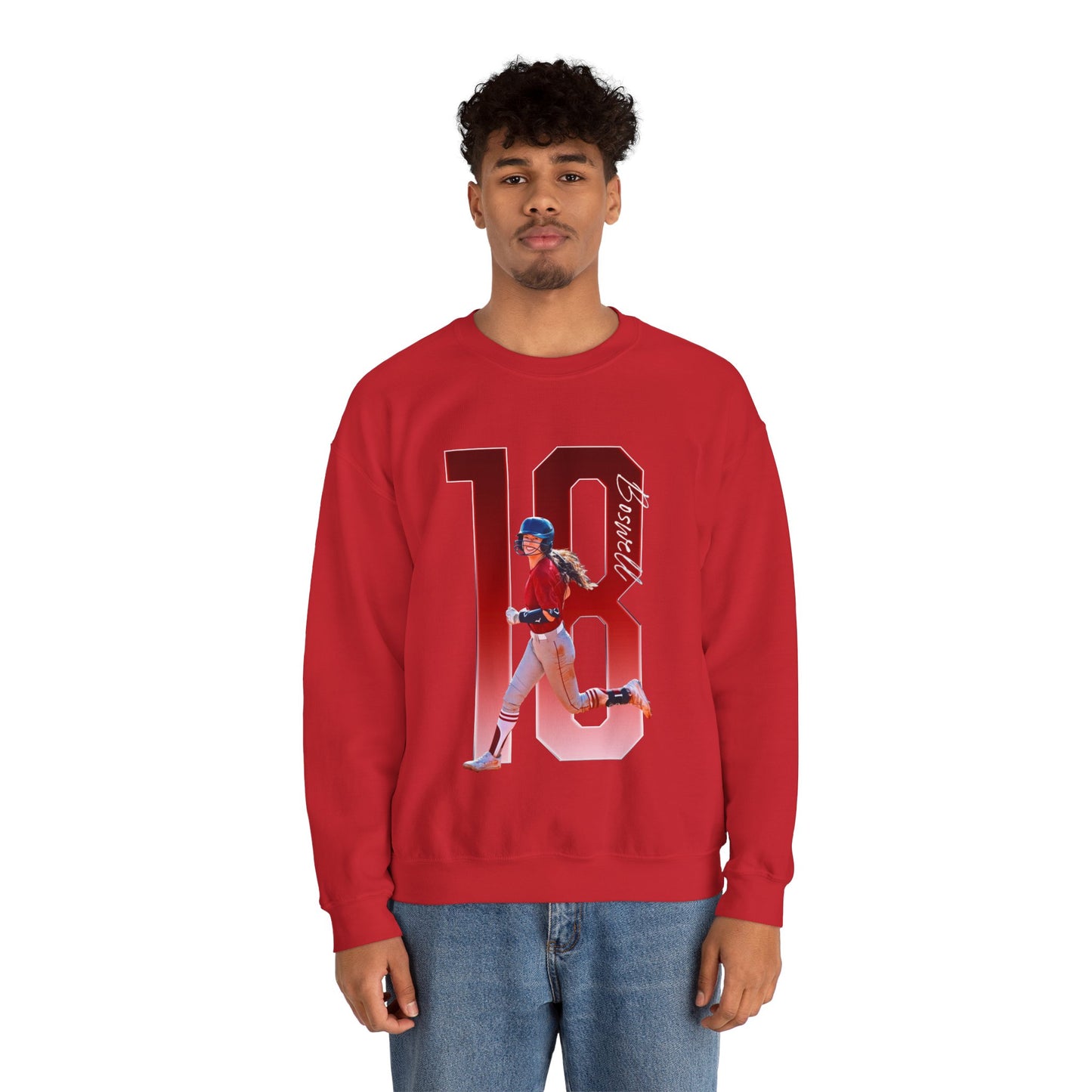 Makaley Boswell Player Icon Number Crewneck Sweatshirt