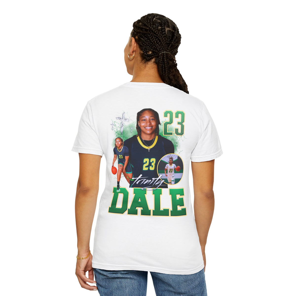 Trinity Dale Logo Front & Back Premium Tee