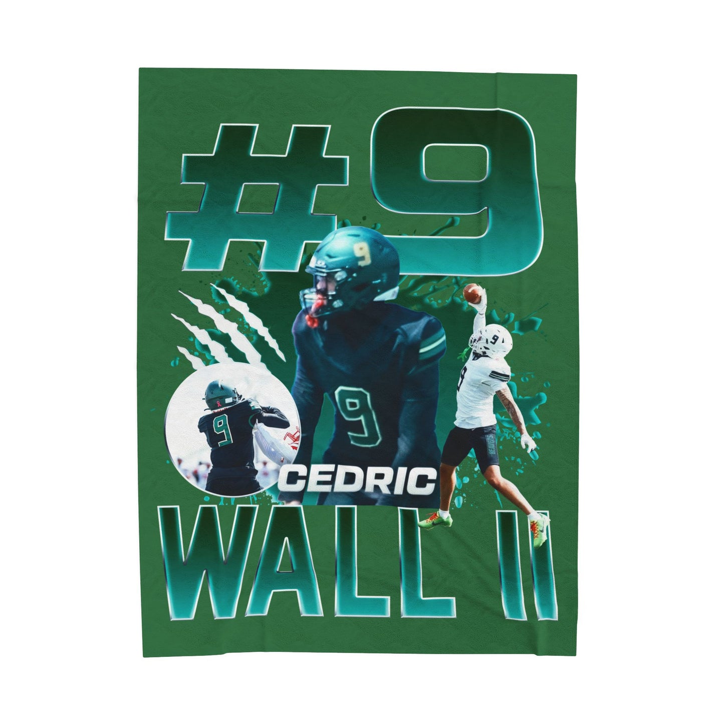Cedric Wall II 60"-80" Plush Blanket