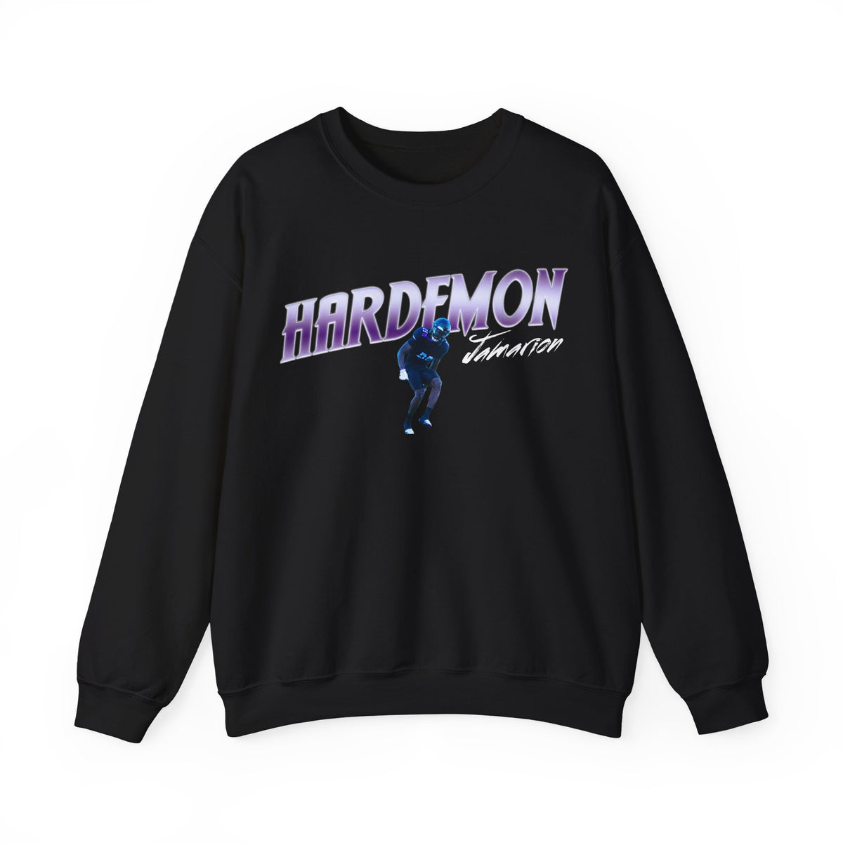 Jamarion Hardemon Cursive Combo Colored Crewneck Sweatshirt