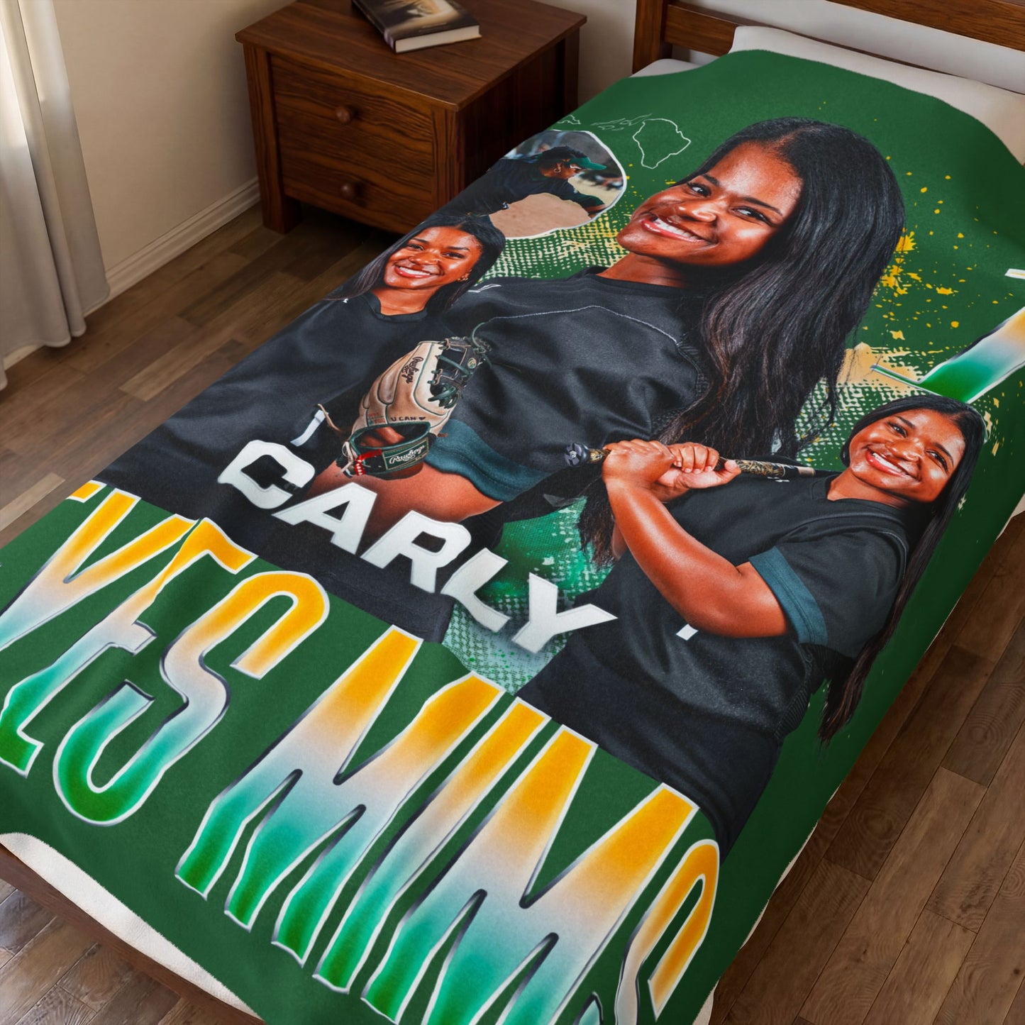 Carly Reyes Mims 60"-80" Plush Blanket
