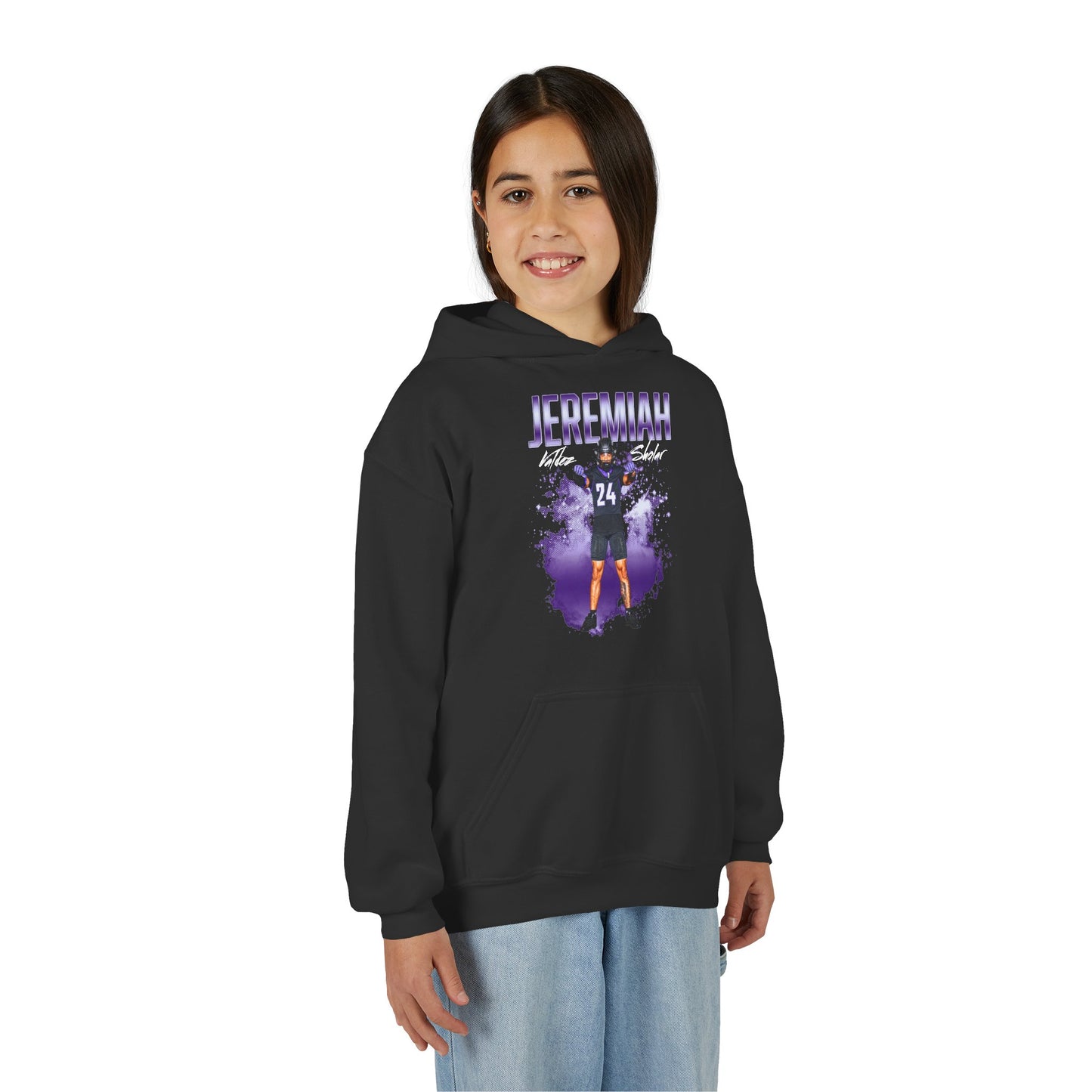 Jeremiah Valdez-Sholar Kids Hoodie