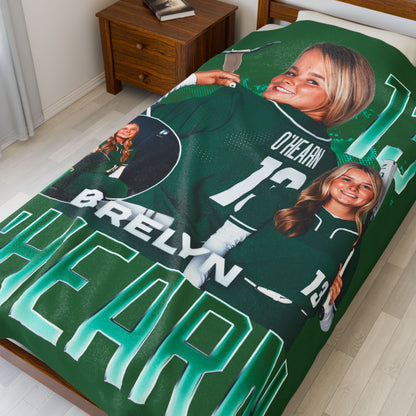 Brelyn O'Hearn Name & Number Ombre 60"-80" Plush Blanket