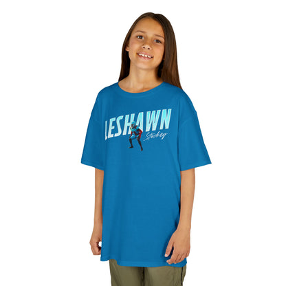 Leshawn Stuckey Cursive Combo Colored Kids Tee