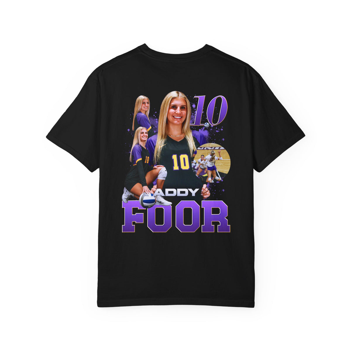 Addy Foor Logo Front & Back Premium Tee