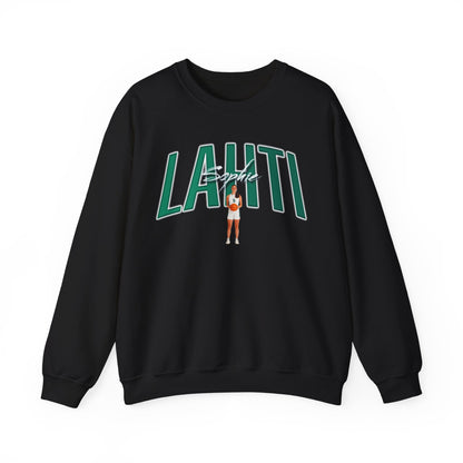 Sophie Lahti Curved Combo Colored Crewneck Sweatshirt