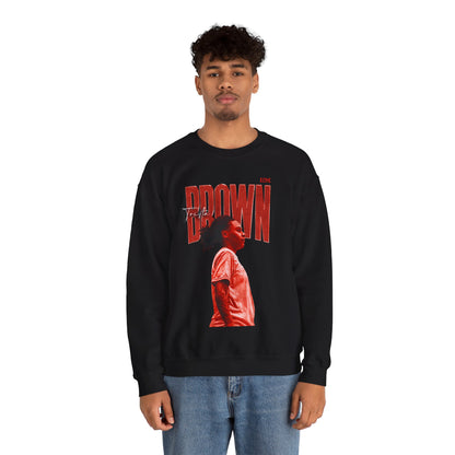 Trista Brown Faded Glory Crewneck Sweatshirt