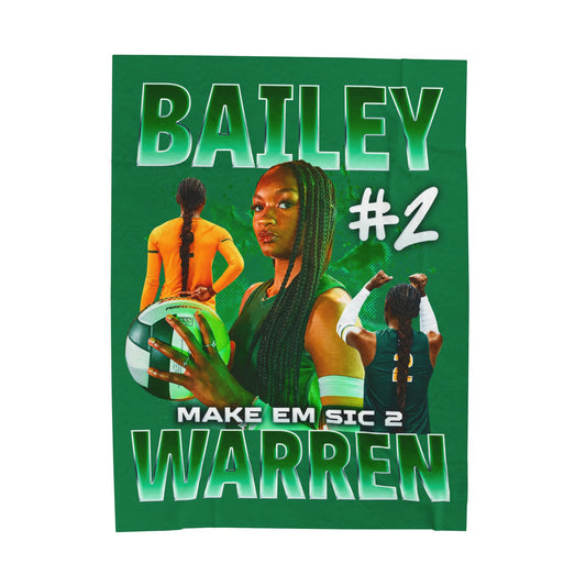 Bailey Warren 60"-80" Plush Blanket