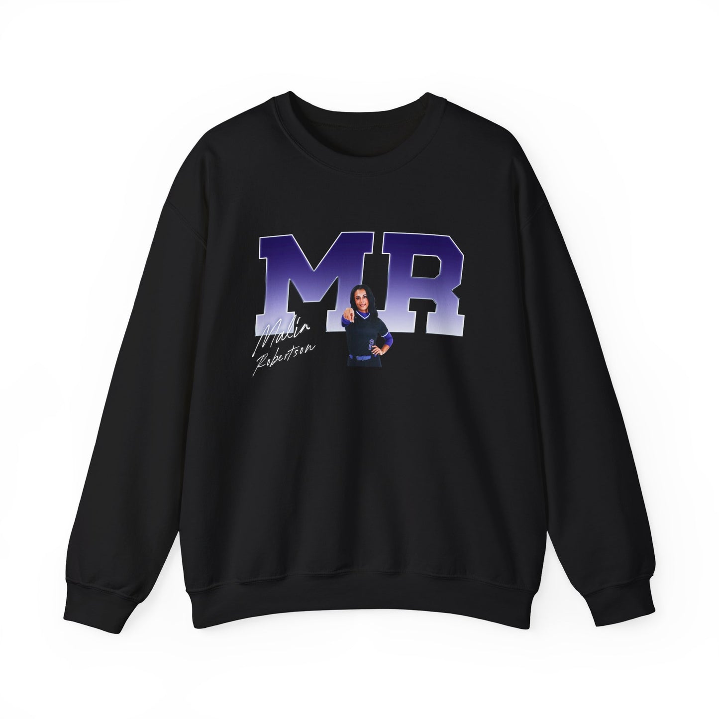 Malia Robertson Big Initials Crewneck Sweatshirt