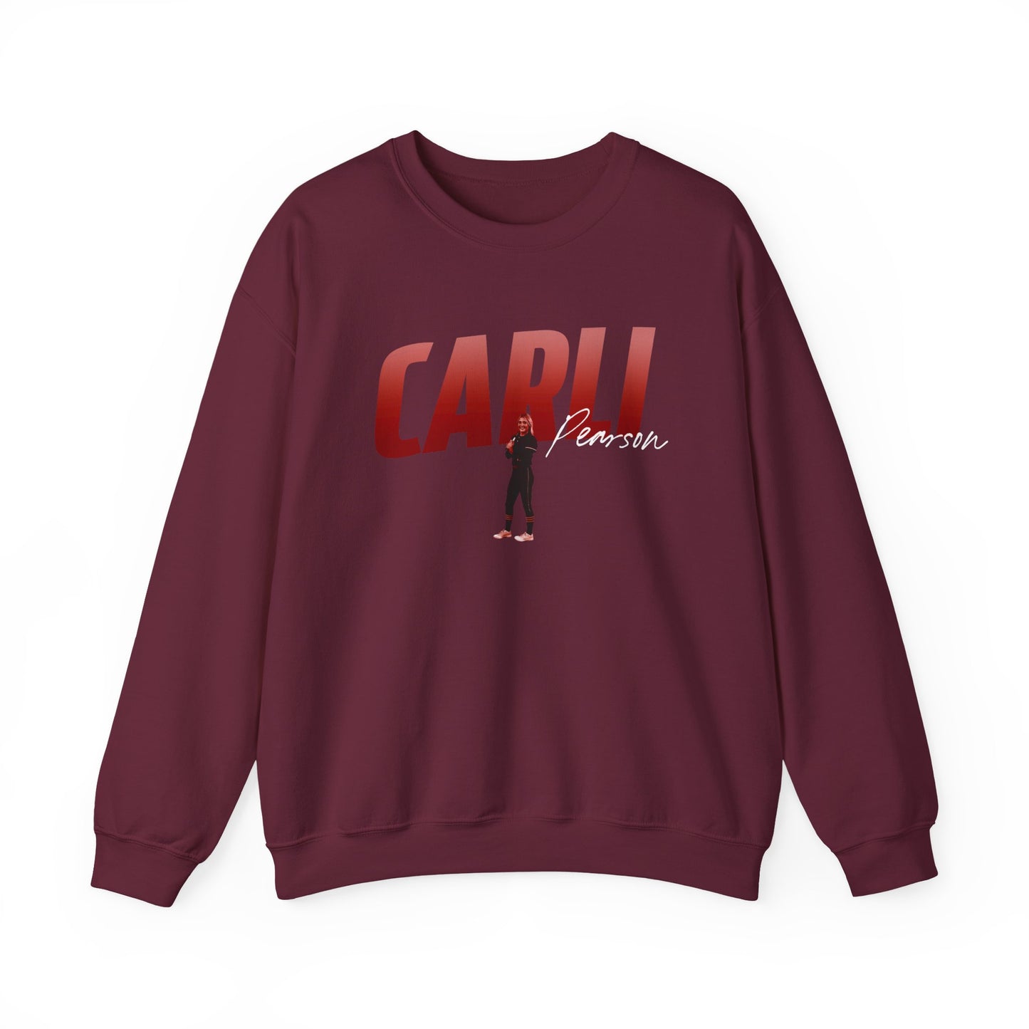 Carli Pearson Big Last Name Crewneck Sweatshirt