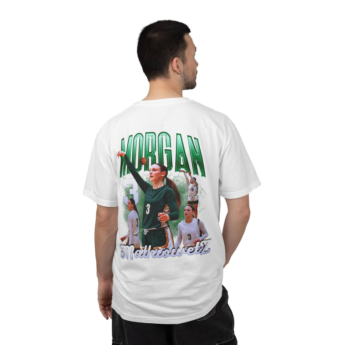 Morgan Mathiowetz Logo Front & Back Premium Tee