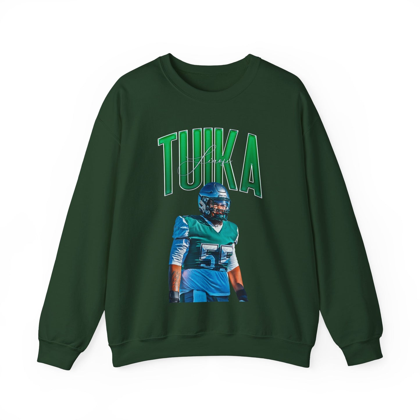 Siaosi Tuika Big Last Name Crewneck Sweatshirt