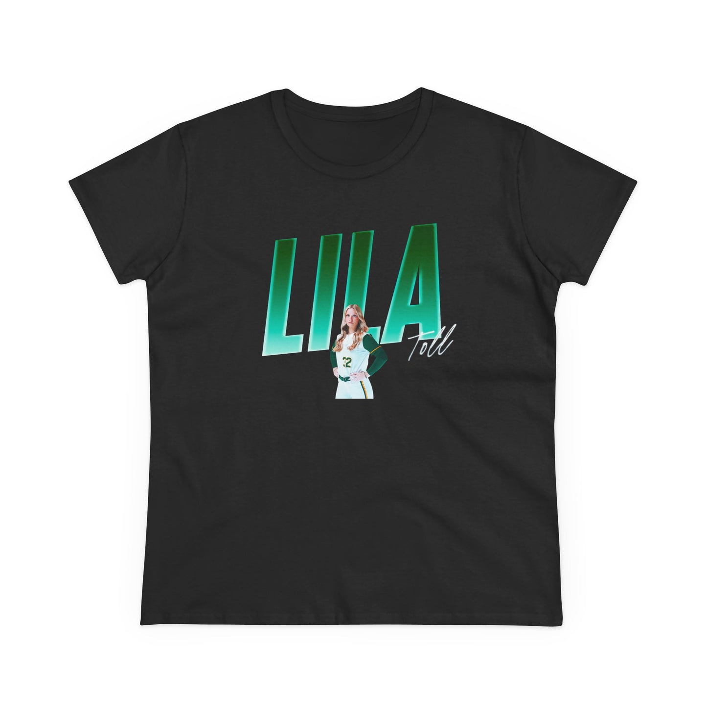 Lila Toll Cursive Combo Colored Women's Tee