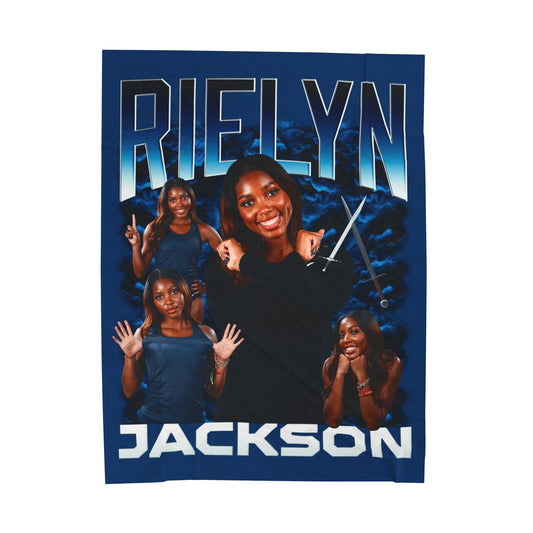 Rielyn Jackson 60"-80" Plush Blanket
