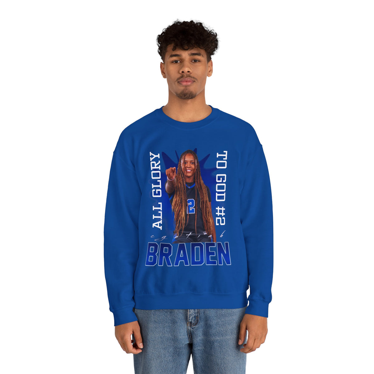 Cyntiah Braden Featured Quote Crewneck Sweatshirt