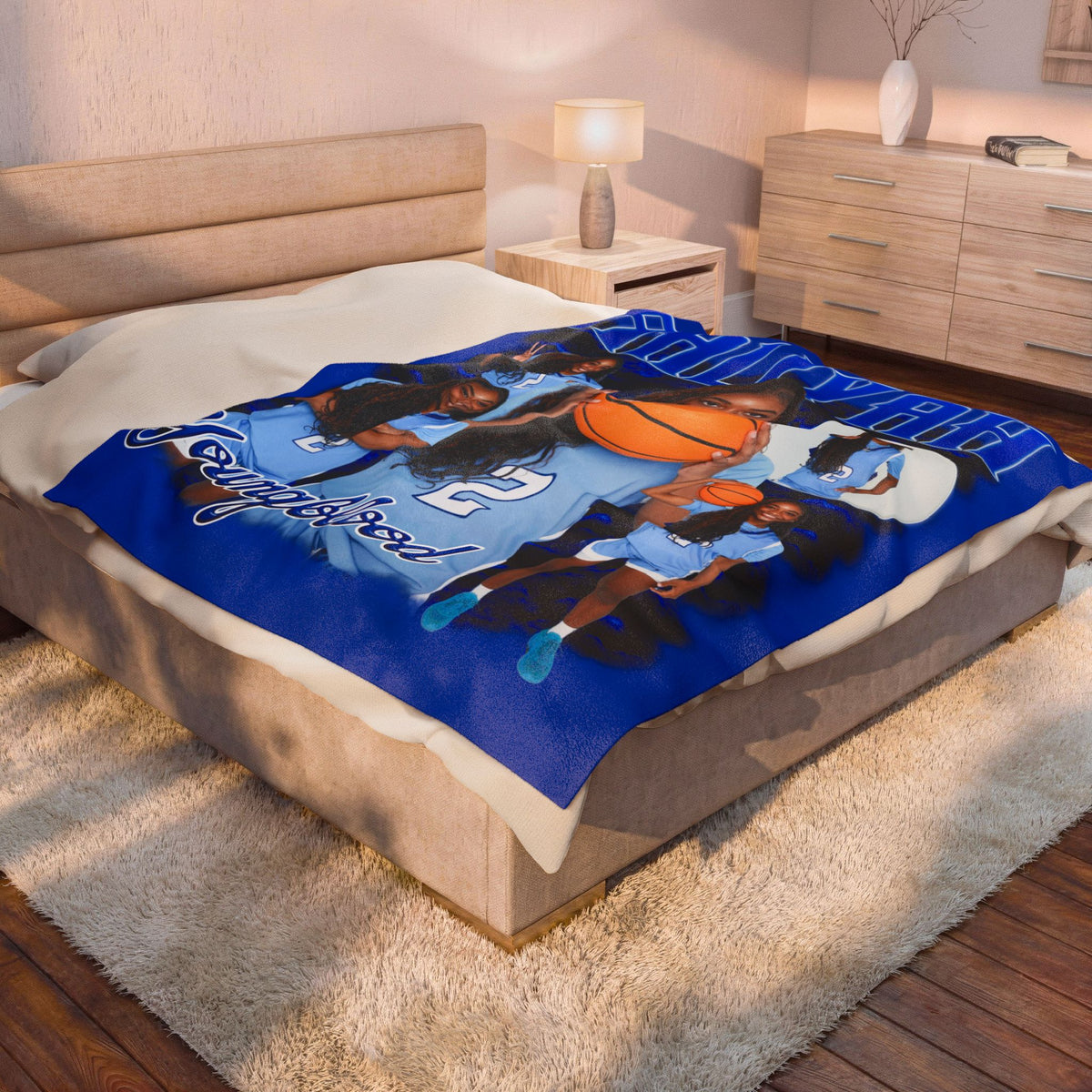 Aaliyah Youngblood 60"-80" Plush Blanket