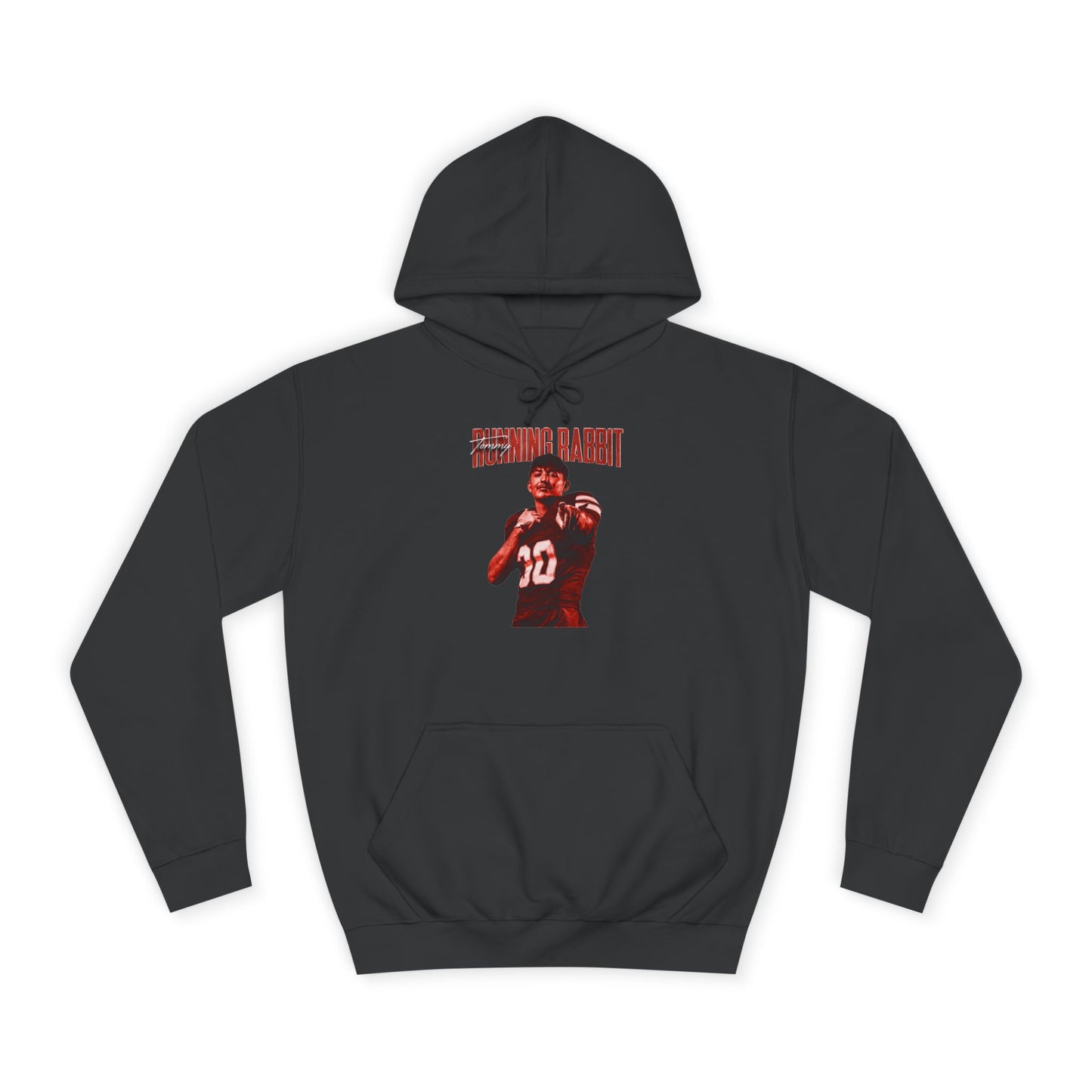 Tommy Running Rabbit Faded Glory Blackout Premium Hoodie