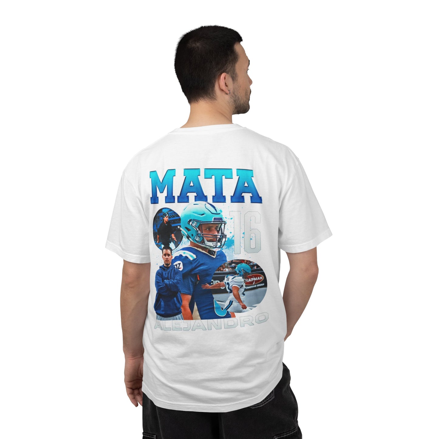 Alejandro Mata Logo Front & Back Premium Tee
