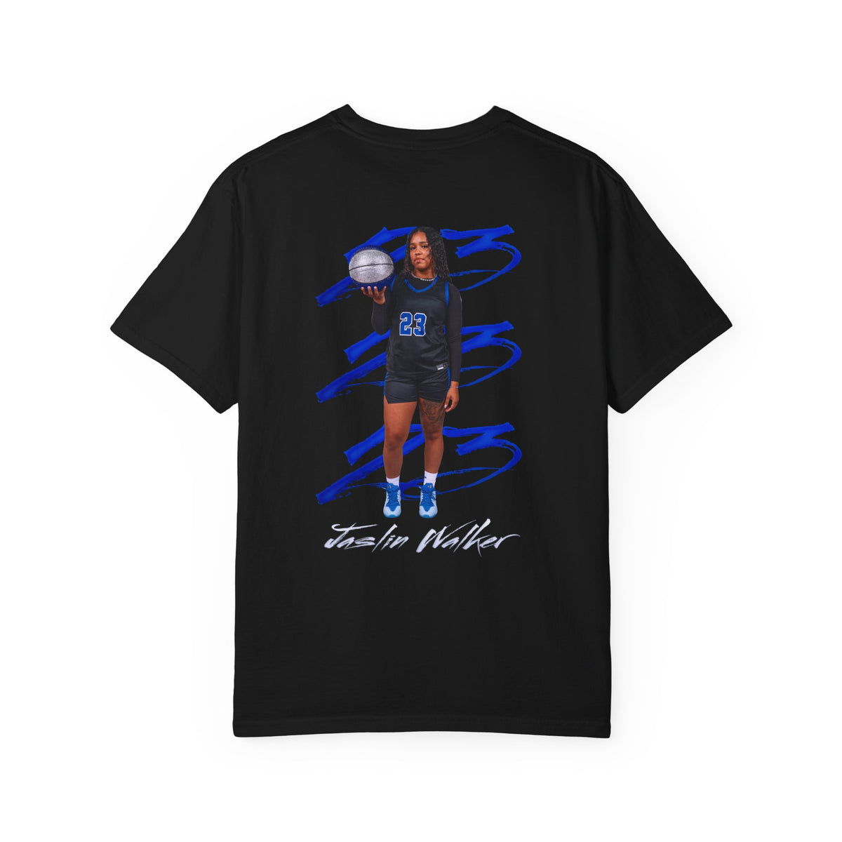 Jaslin Walker Logo Front & Back Premium Tee
