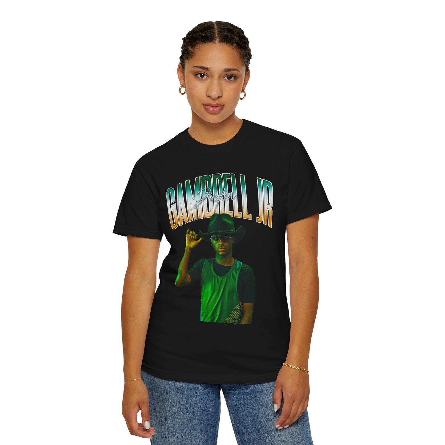 Justin Gambrell Jr. Curved Combo Colored Premium Tee