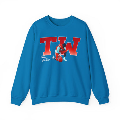 Takai Wallace Big Initials Colored Crewneck Sweatshirt