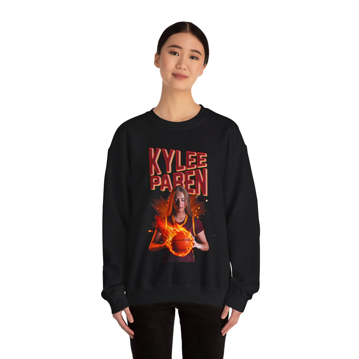Kylee Paben Flame Burst Crewneck Sweatshirt