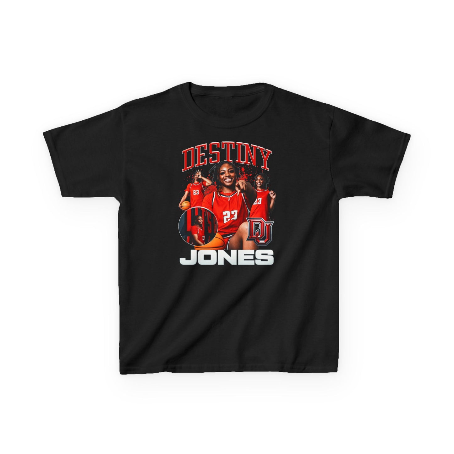 Destiny Jones First Name Highlight Kids Tee