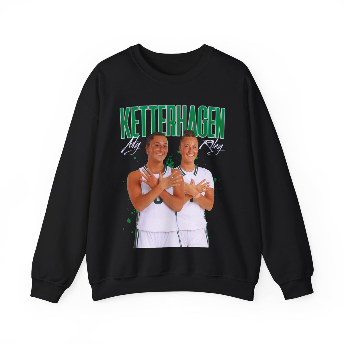 Ady & Riley Ketterhagen Athlete Splatter Crewneck Sweatshirt