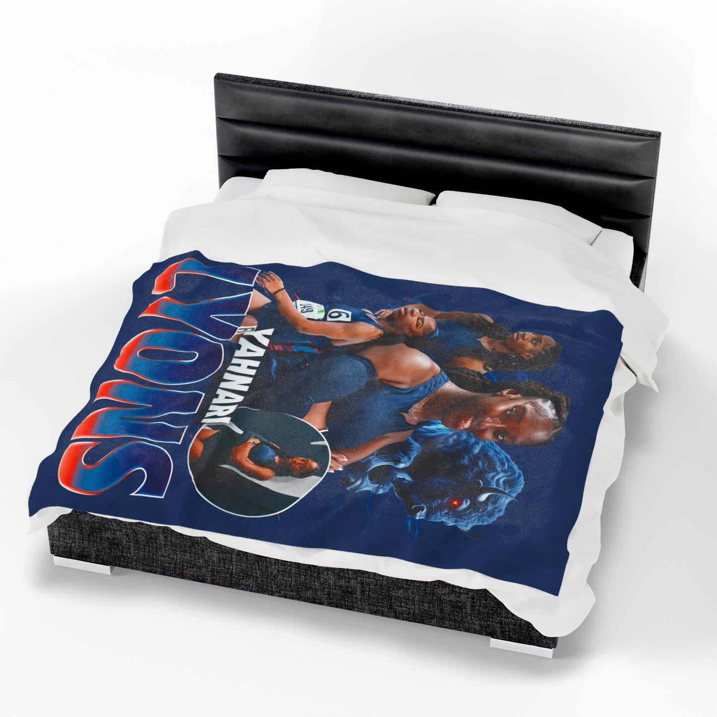 Yahnari Lyons Team Mascot 60"-80" Plush Blanket