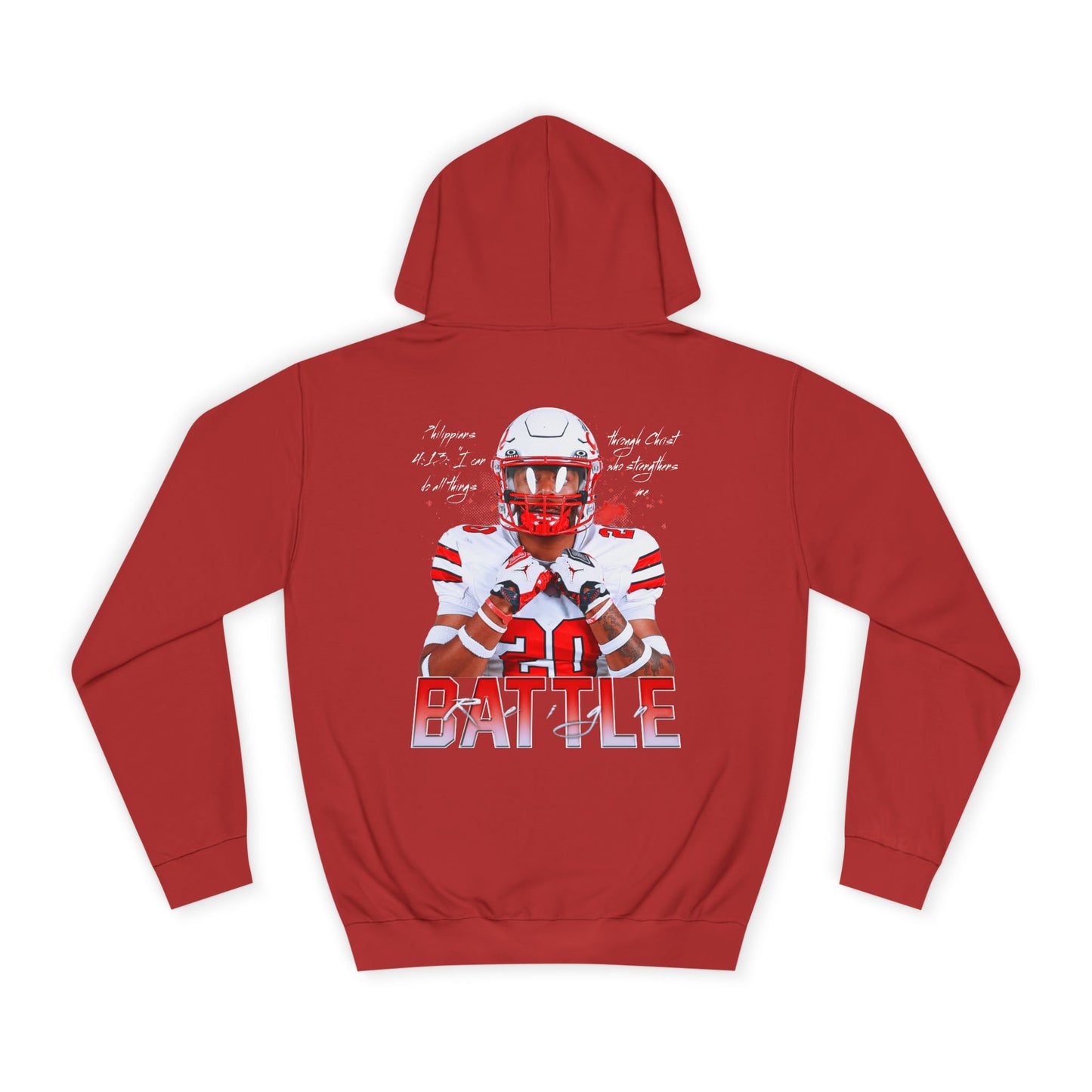 Reign Battle Featured Quote Premium Hoodie