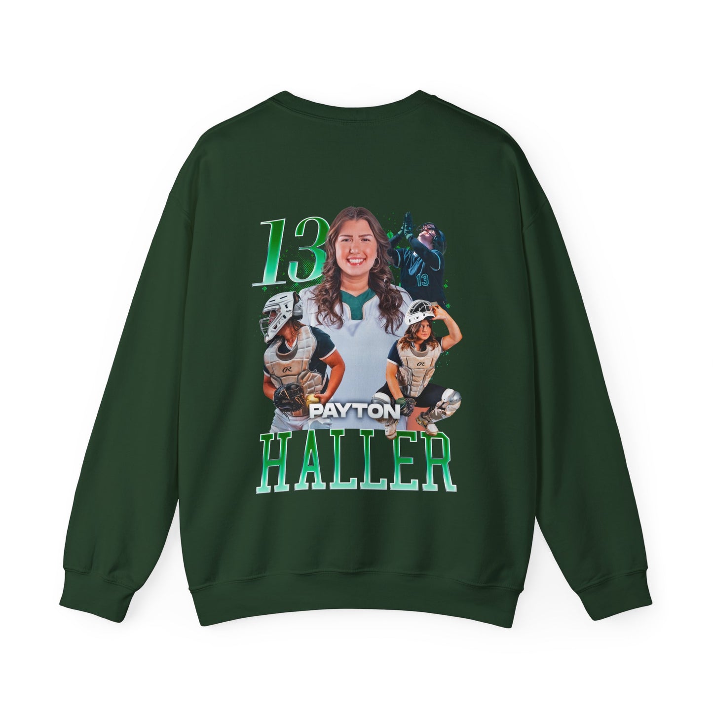Payton Haller Logo Front & Back Crewneck