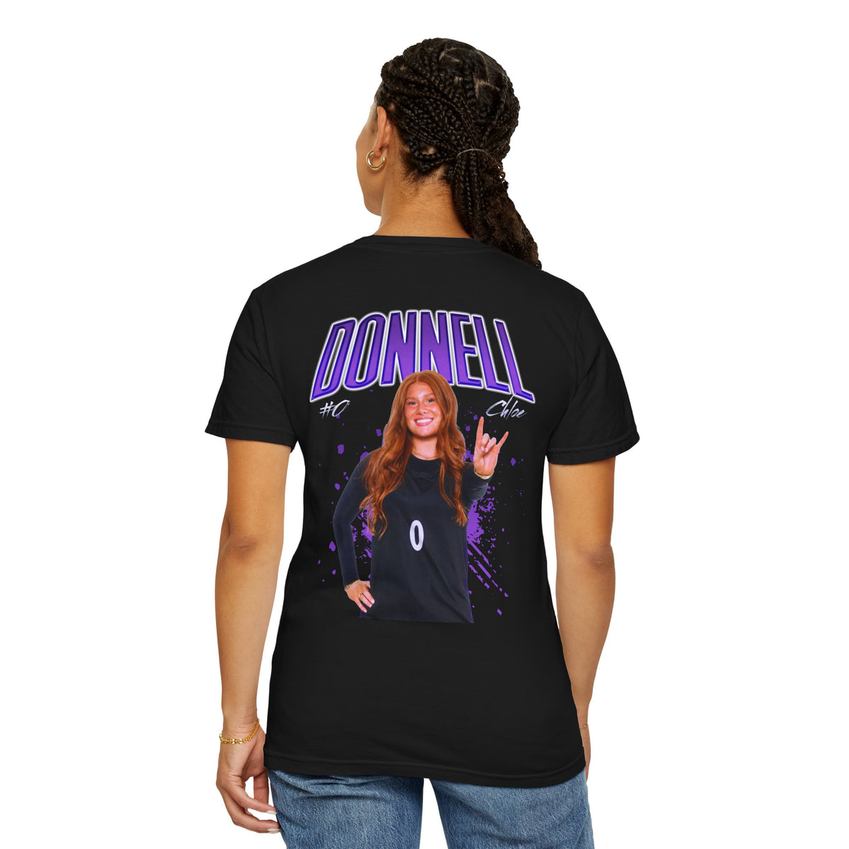 Chloe Donnell Logo Front & Back Premium Tee