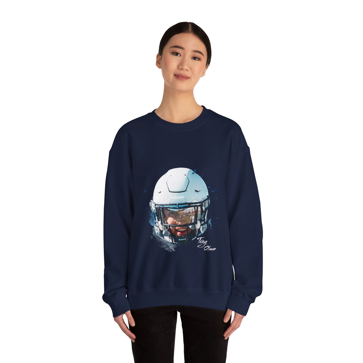 Trey Olsen Big Head Crewneck Sweatshirt