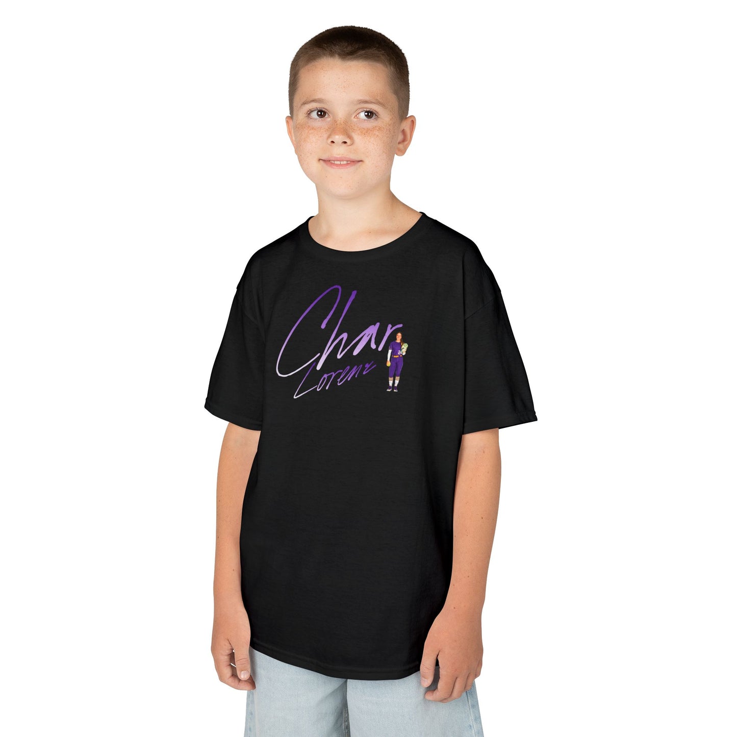 Char Lorenz Cursive Kids Tee