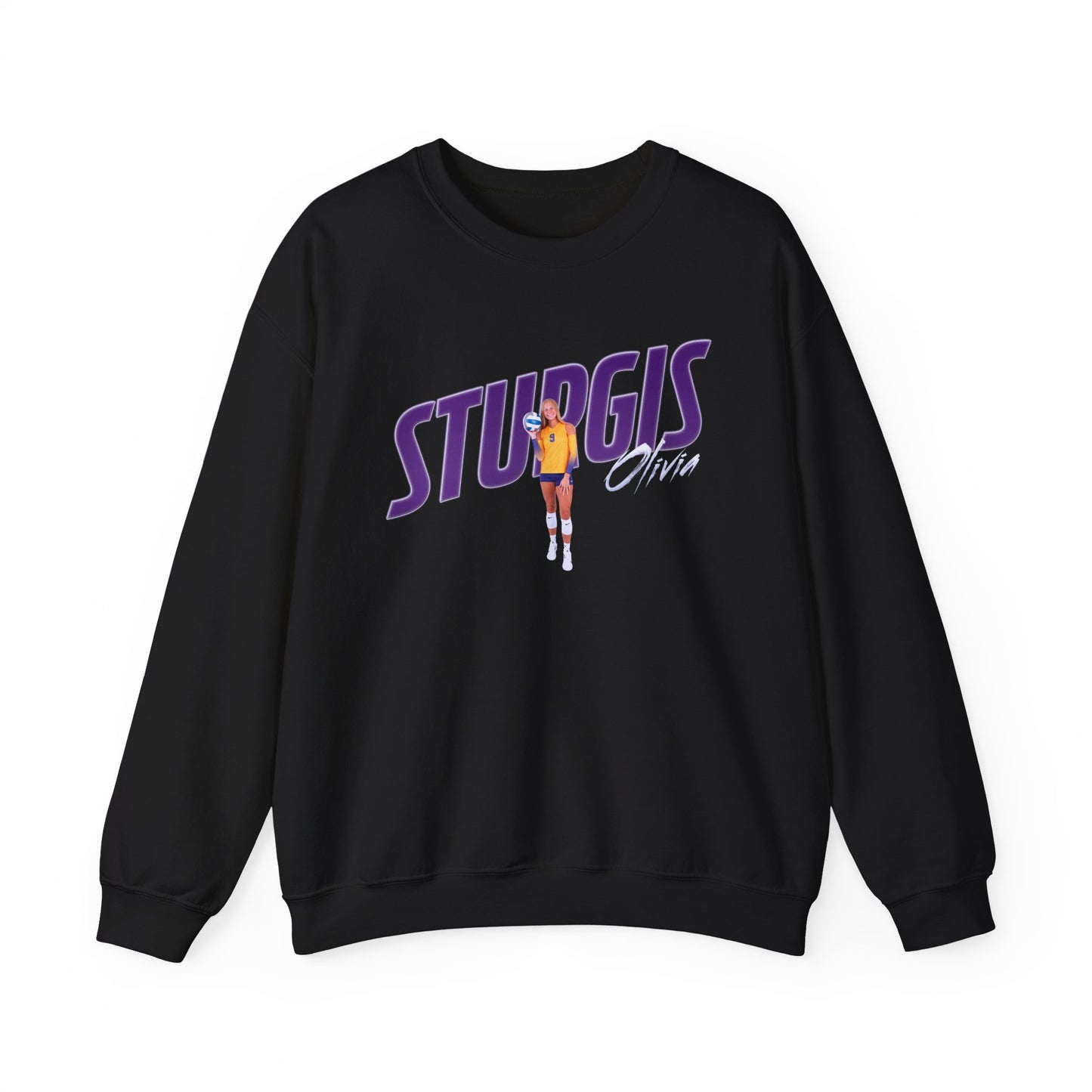 Olivia Sturgis Cursive Combo Colored Crewneck Sweatshirt