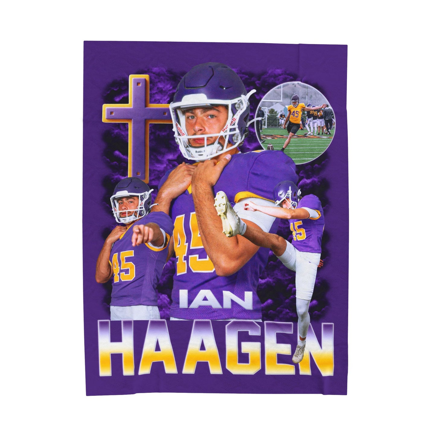 Ian Haagen 60"-80" Plush Blanket