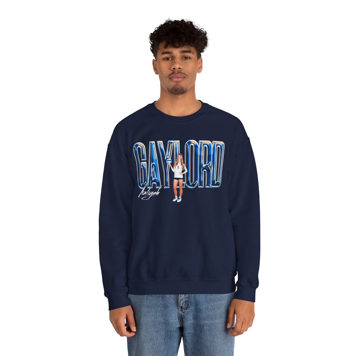 Aaliyah Gaylord Big Last Name Crewneck Sweatshirt