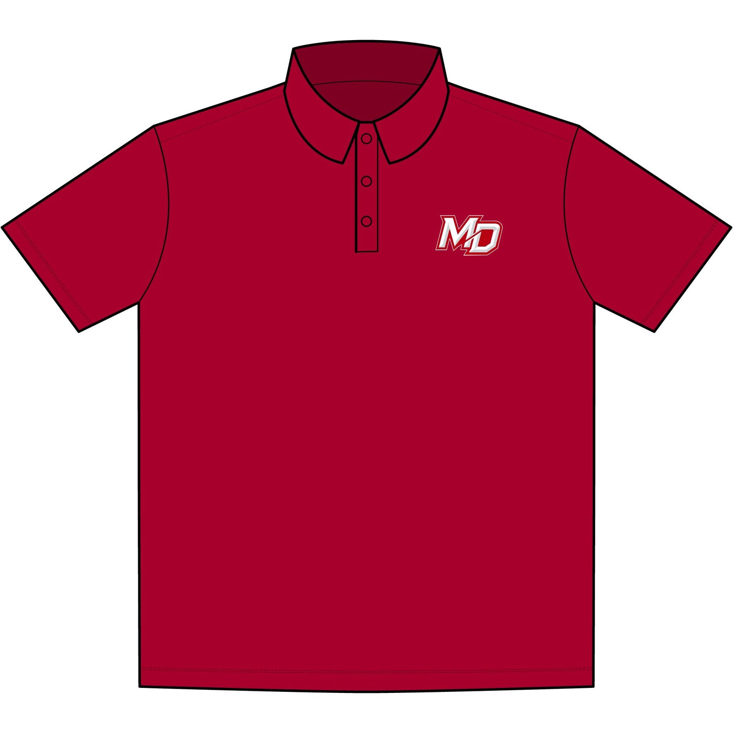 Mikayla Deville Logo Men's UV Polo